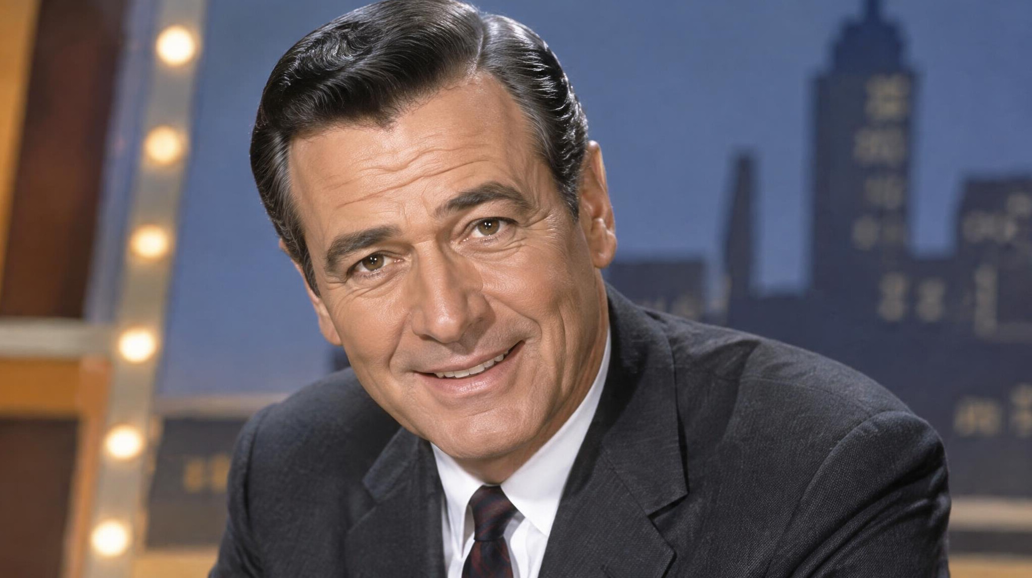 iconic tv actor close up