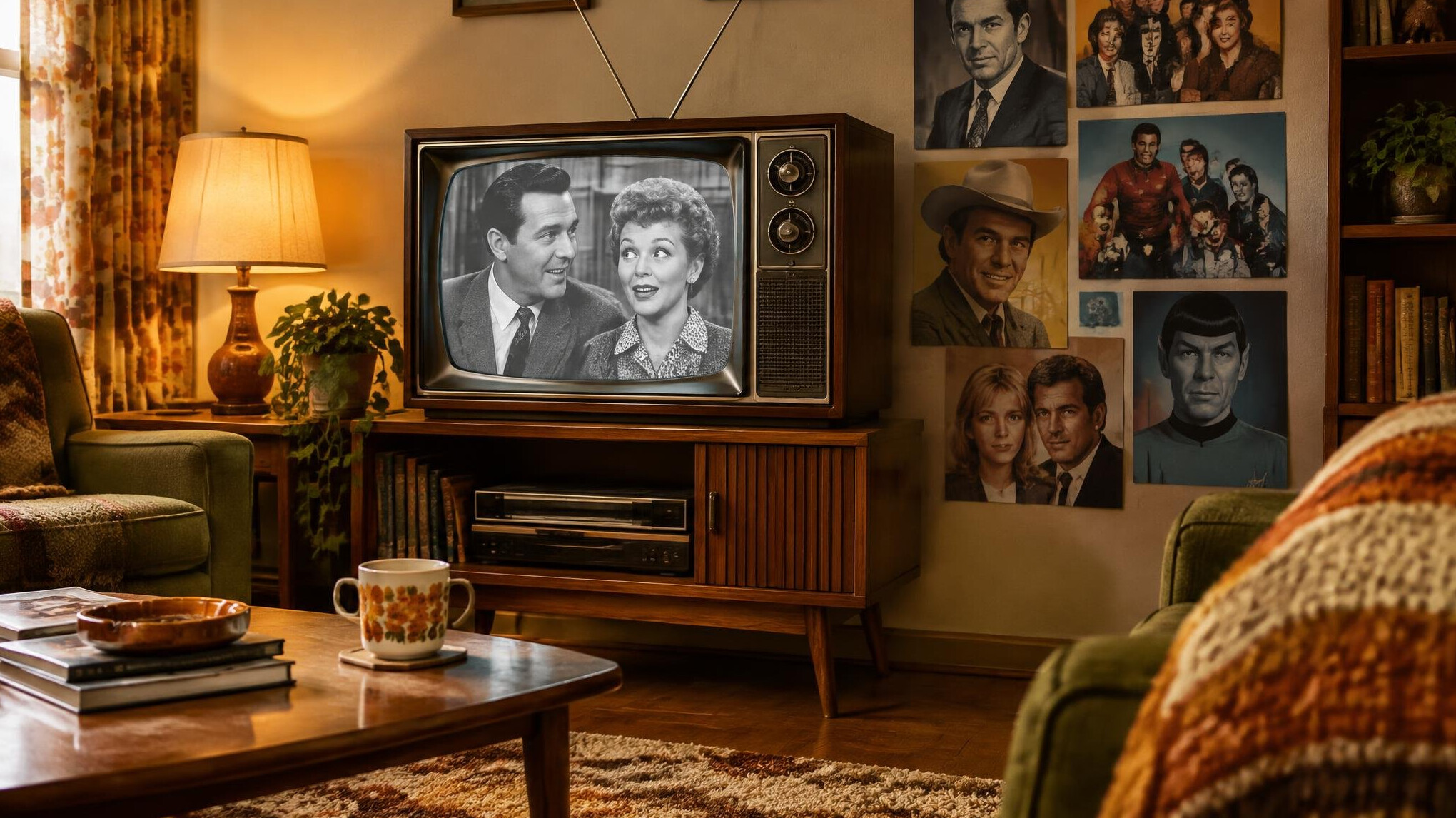 vintage television set