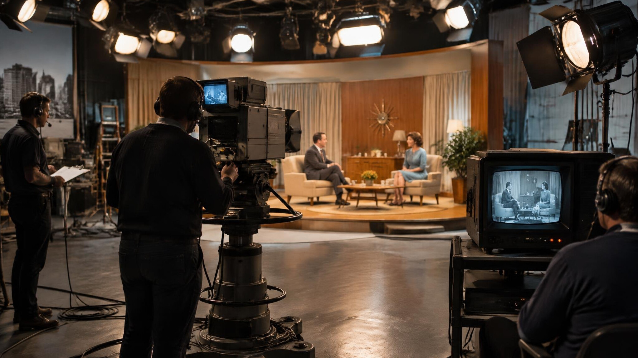 behind the scenes tv studio