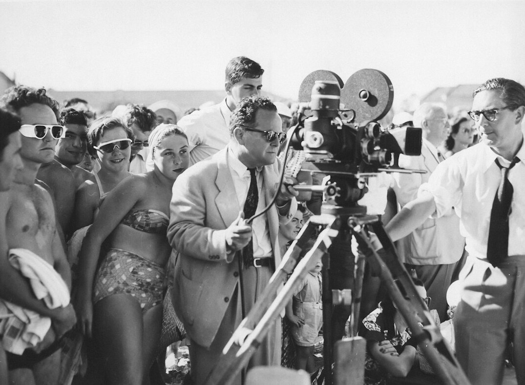 retro tv show filming